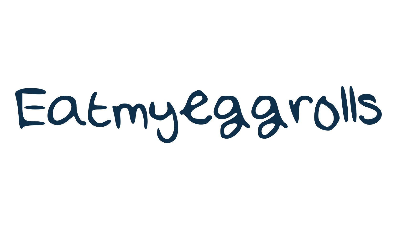 Eatmyeggrolls, script handwritten fancy decorative calligraphy font preview