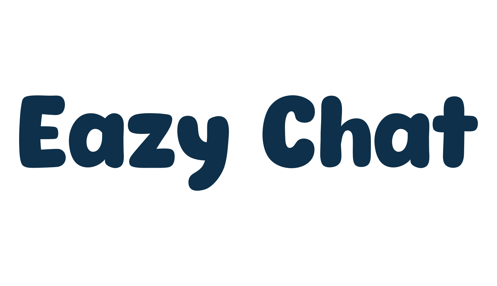 Eazy Chat, fancy cartoon decorative font preview