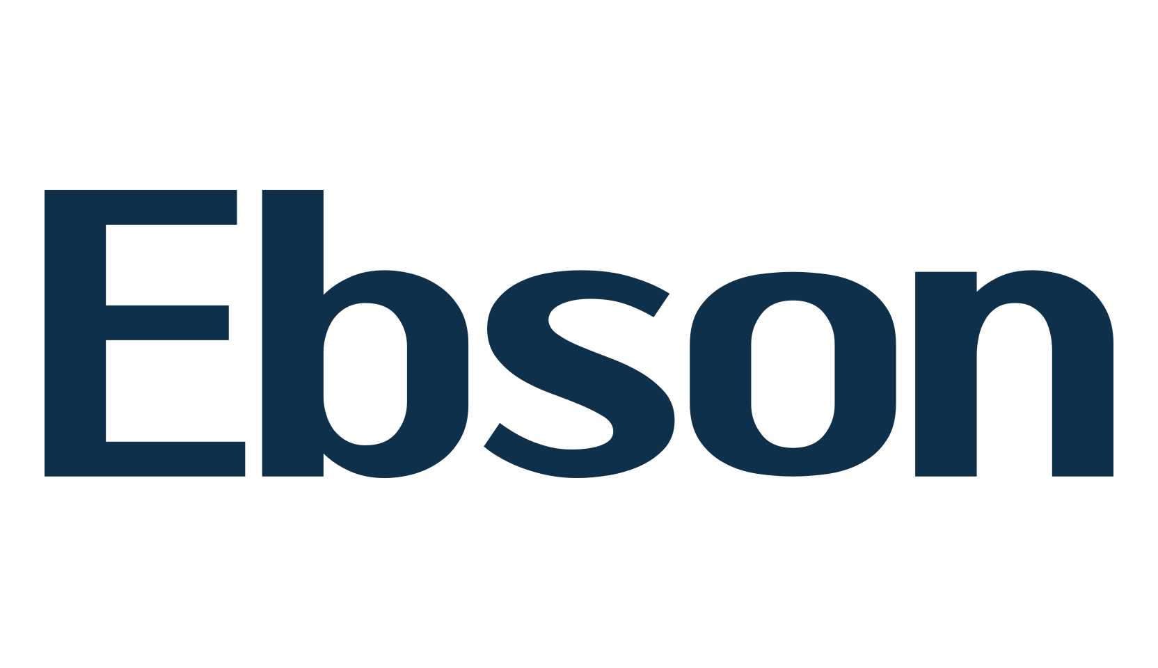 Ebson, sans serif font preview