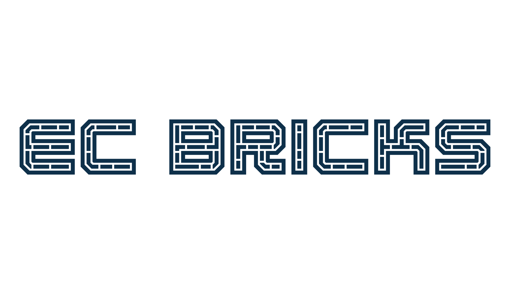EC Bricks, various font preview