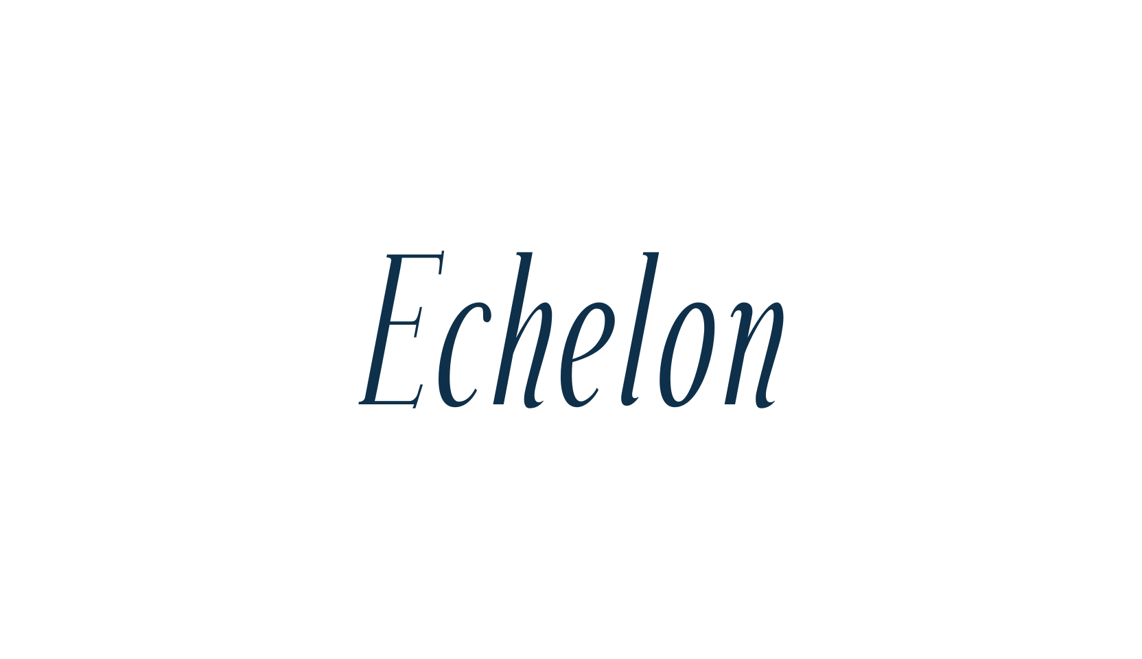 Echelon, basic serif font preview