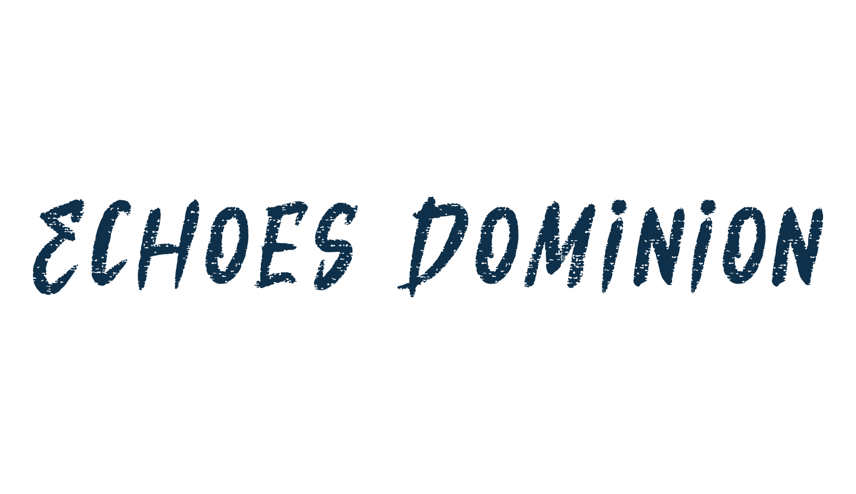 Echoes Dominion, script brush fancy decorative calligraphy font preview