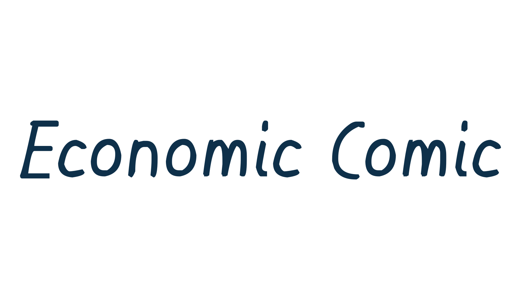 Economic Comic, fancy cartoon decorative comic font preview