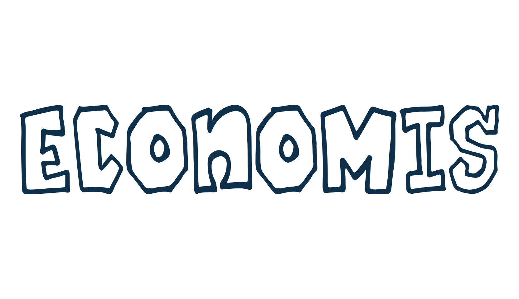 Economis, fancy cartoon decorative font preview