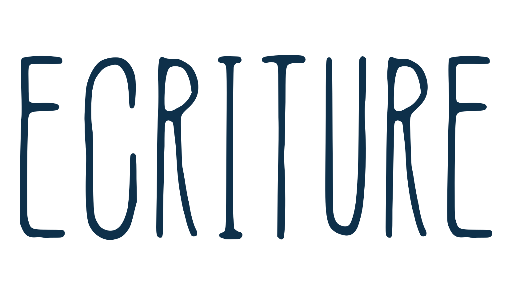 Ecriture (ecriture-2), script handwritten fancy decorative calligraphy font preview