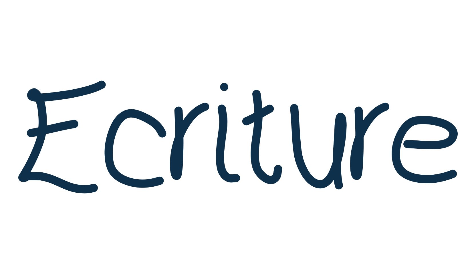 Ecriture, script handwritten fancy decorative calligraphy font preview