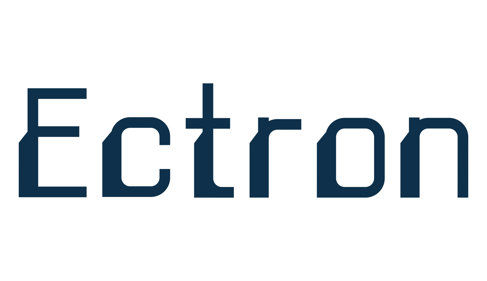 Ectron, fancy various techno sci-fi font preview