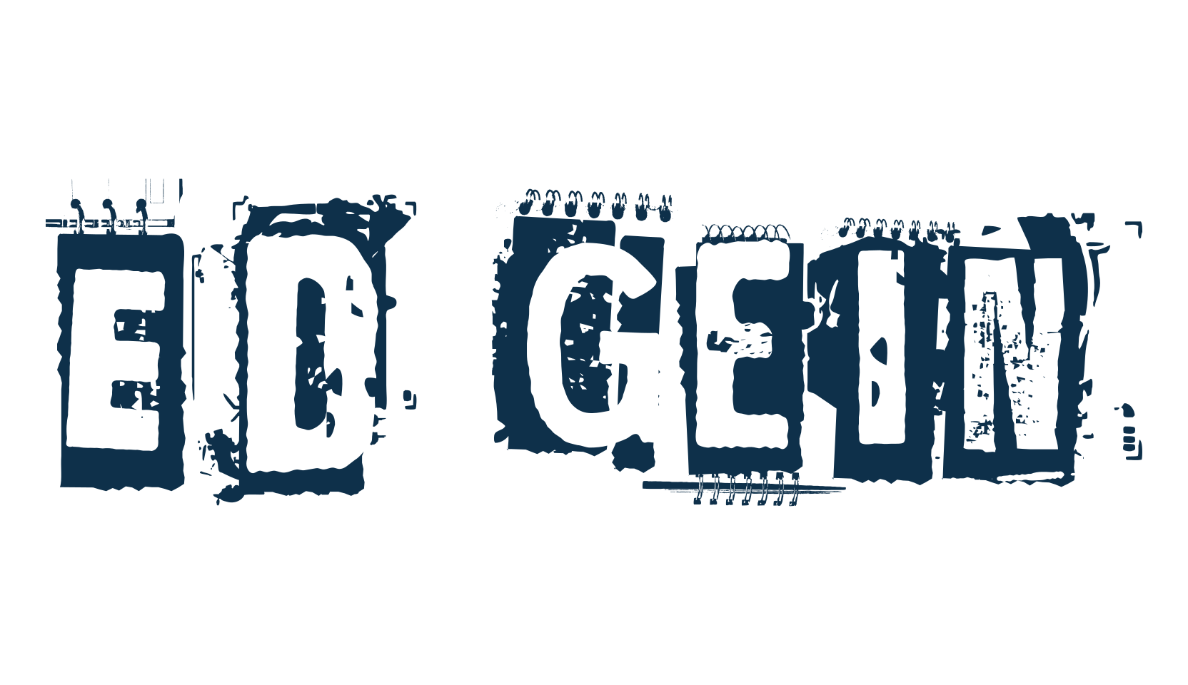 Ed Gein, fancy destroy decorative font preview