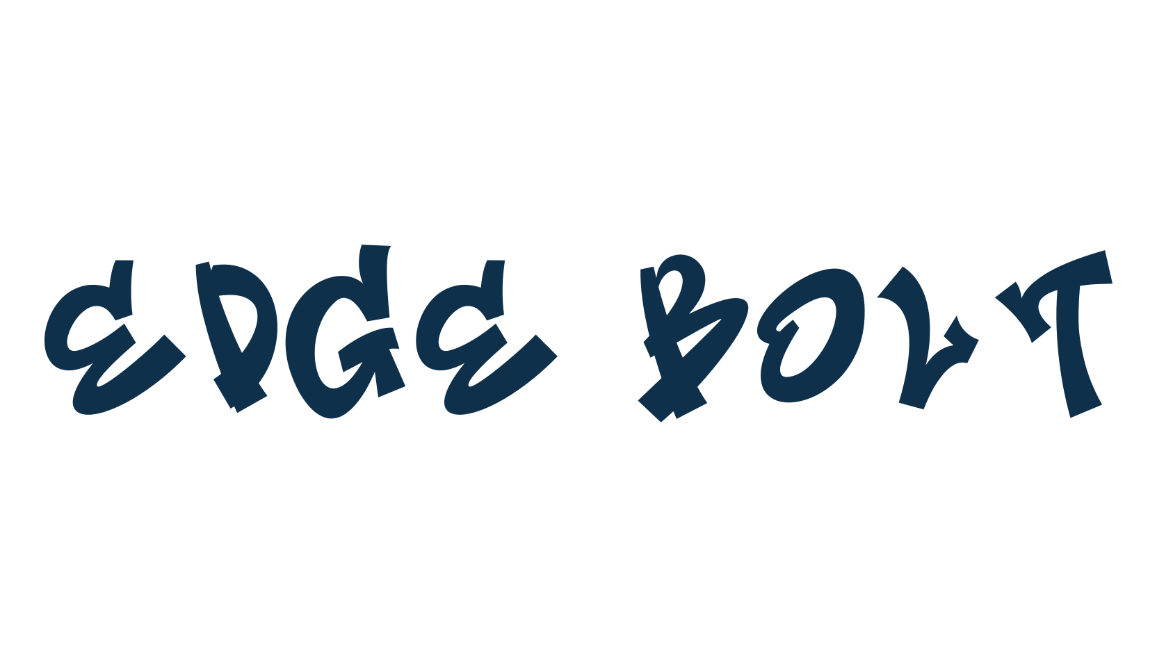 Edge Bolt, graffiti font preview