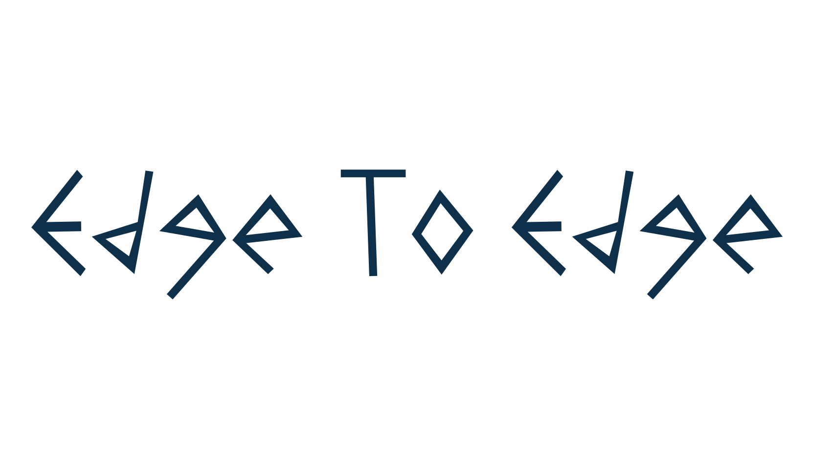 Edge To Edge, roman, greek font preview