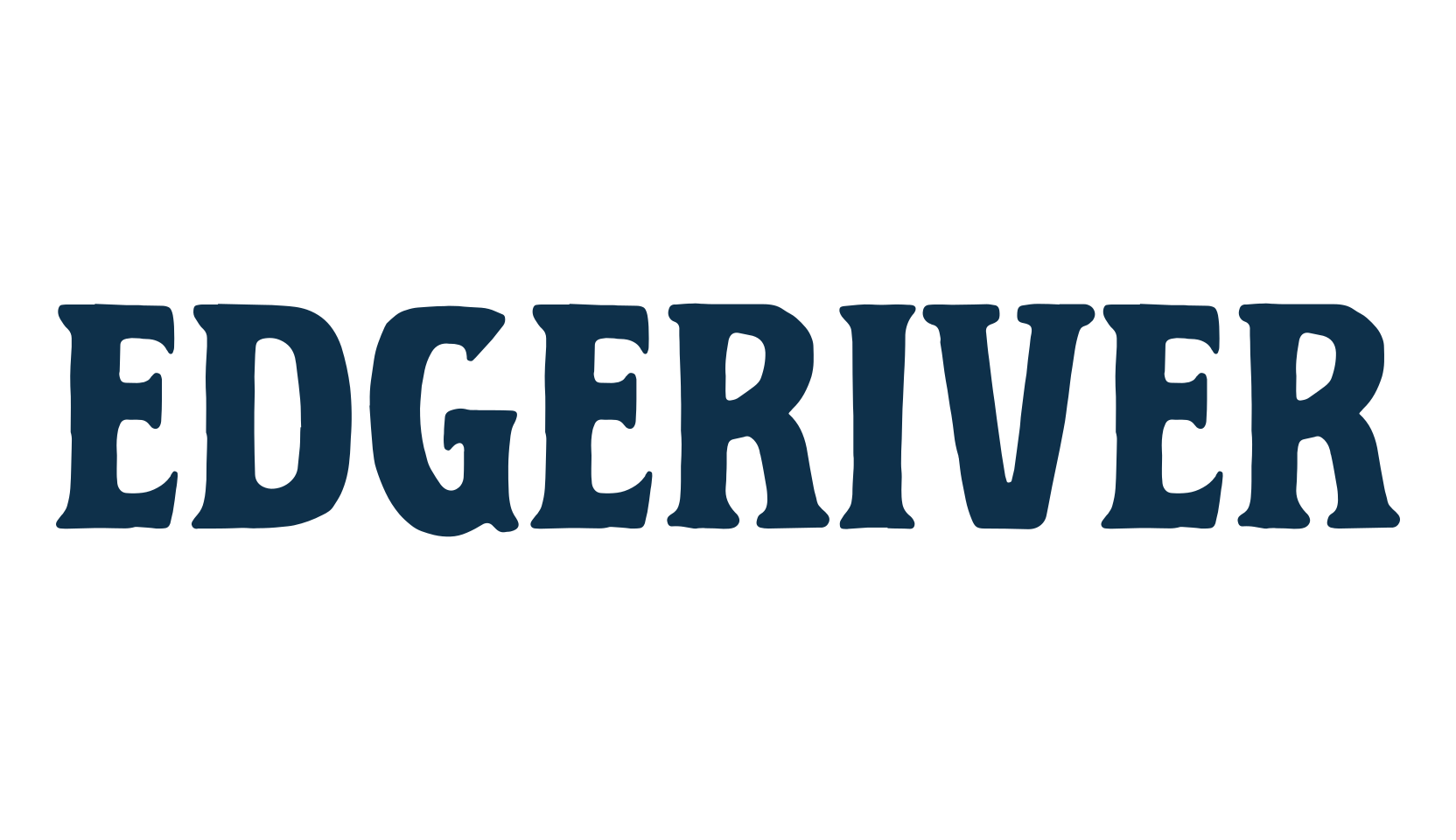Edgeriver, retro font preview