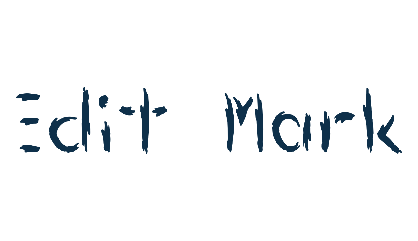 Edit Mark, holiday halloween fancy decorative horror font preview