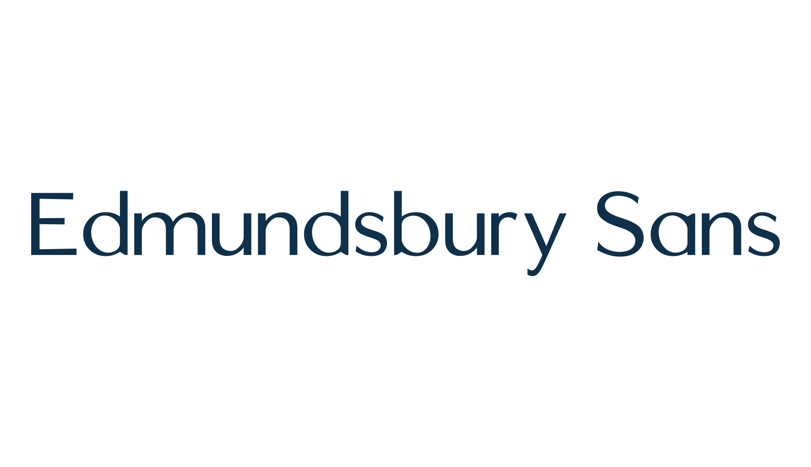 Edmundsbury Sans, basic sans serif font preview