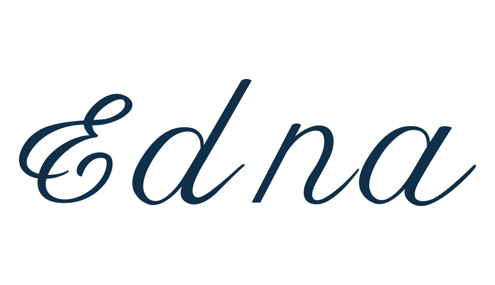 Edna, script calligraphy fancy decorative font preview