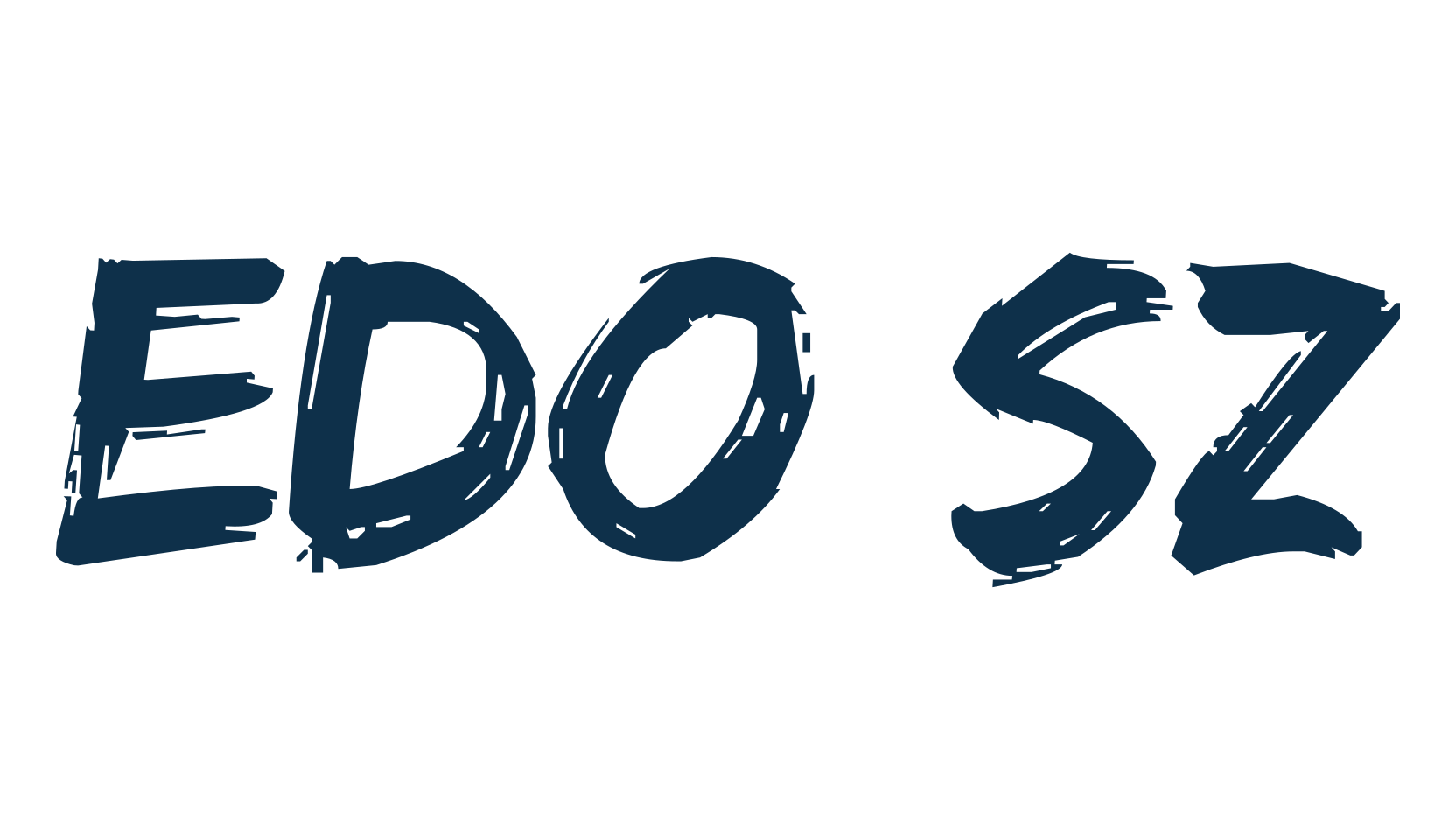 Edo SZ, brush font preview