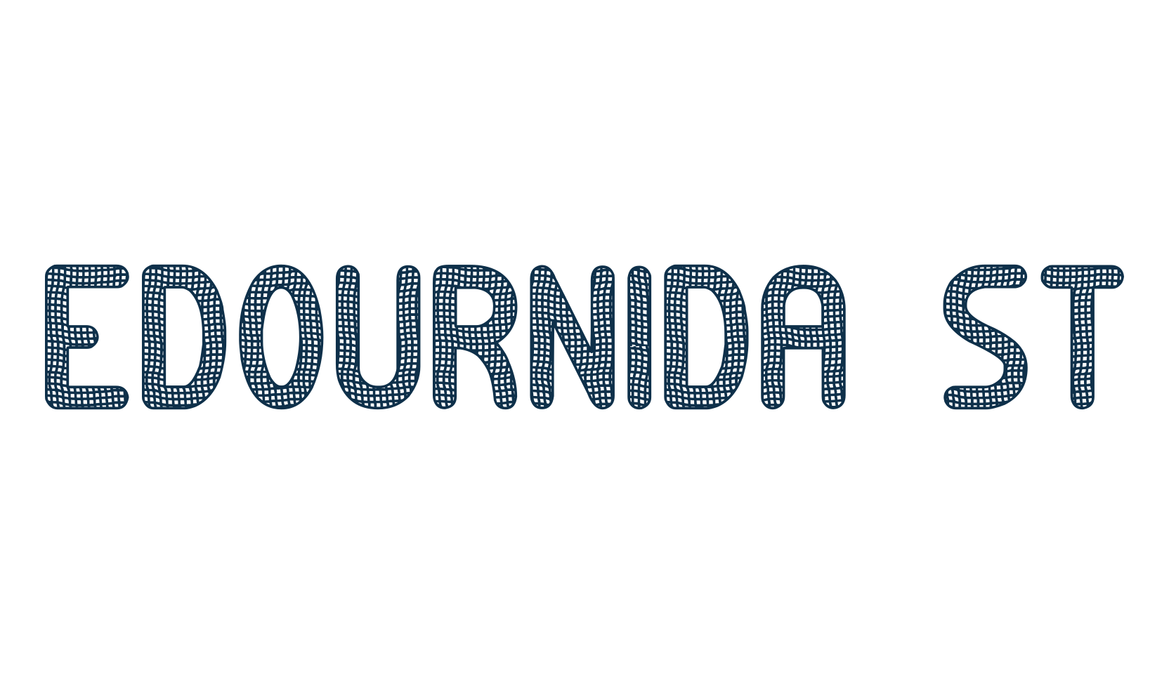 Edournida ST, fancy decorative font preview