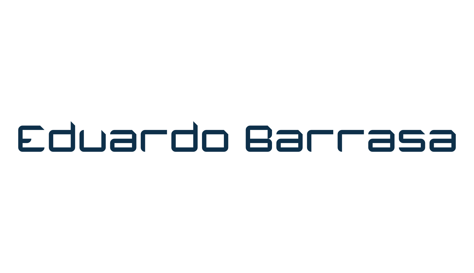 Eduardo Barrasa, sci-fi font preview