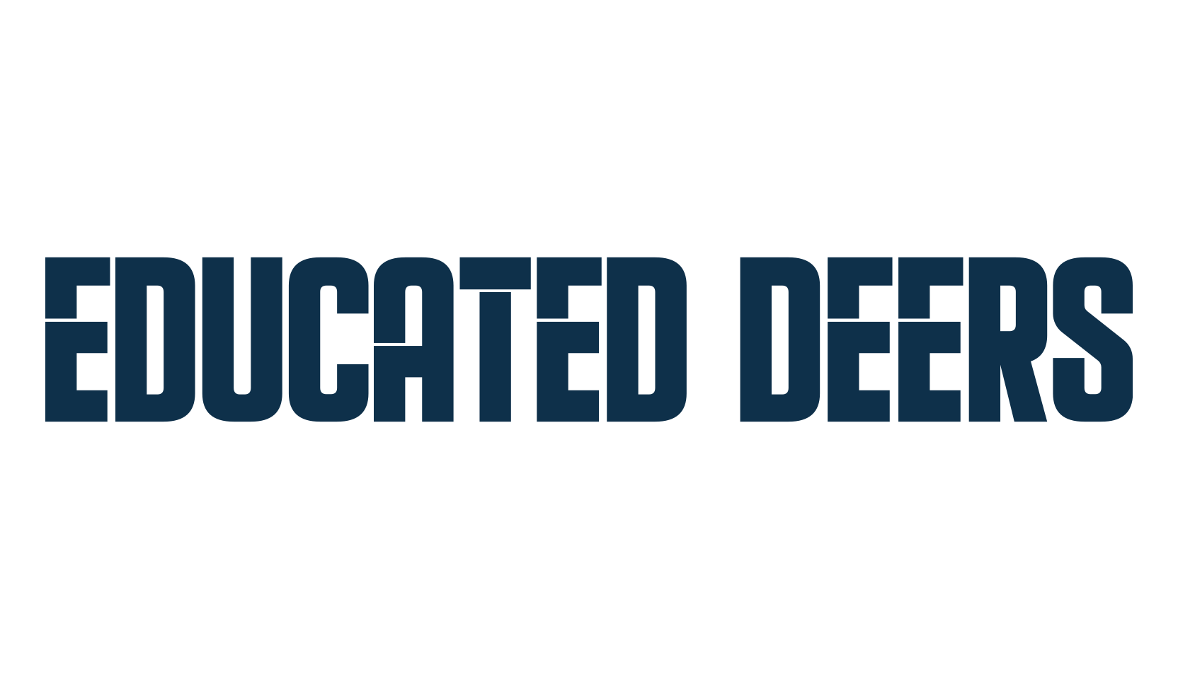 Educated Deers, sans serif font preview