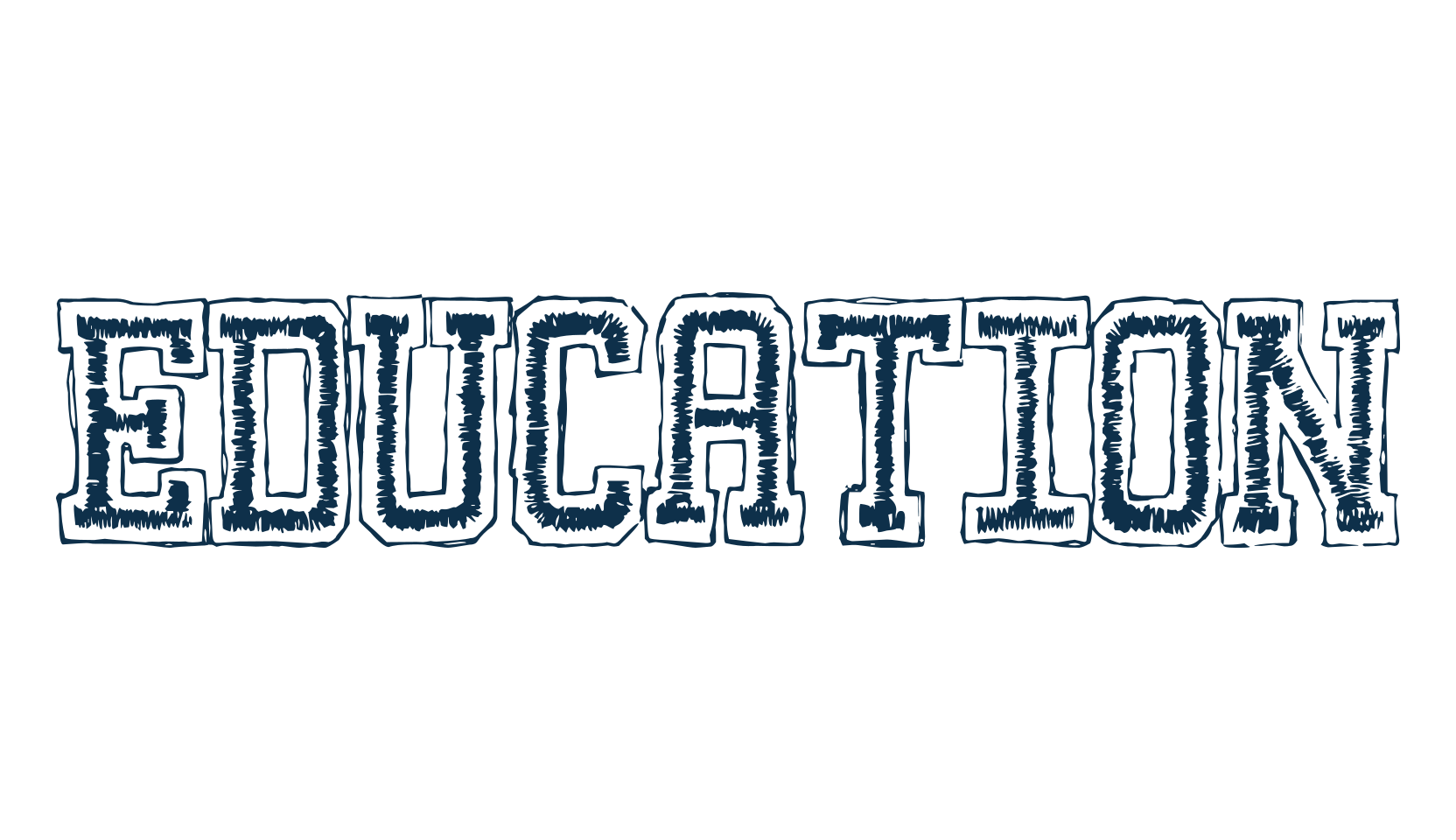 Education, fancy old school decorative font preview
