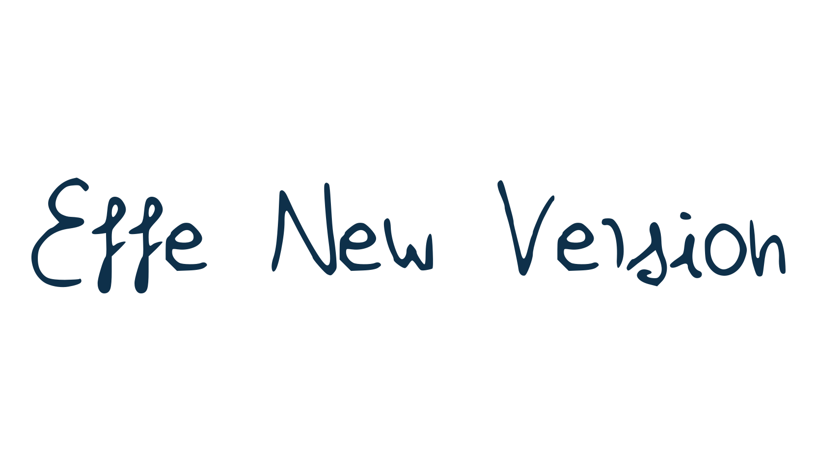 Effe New Version, script handwritten fancy decorative calligraphy font preview