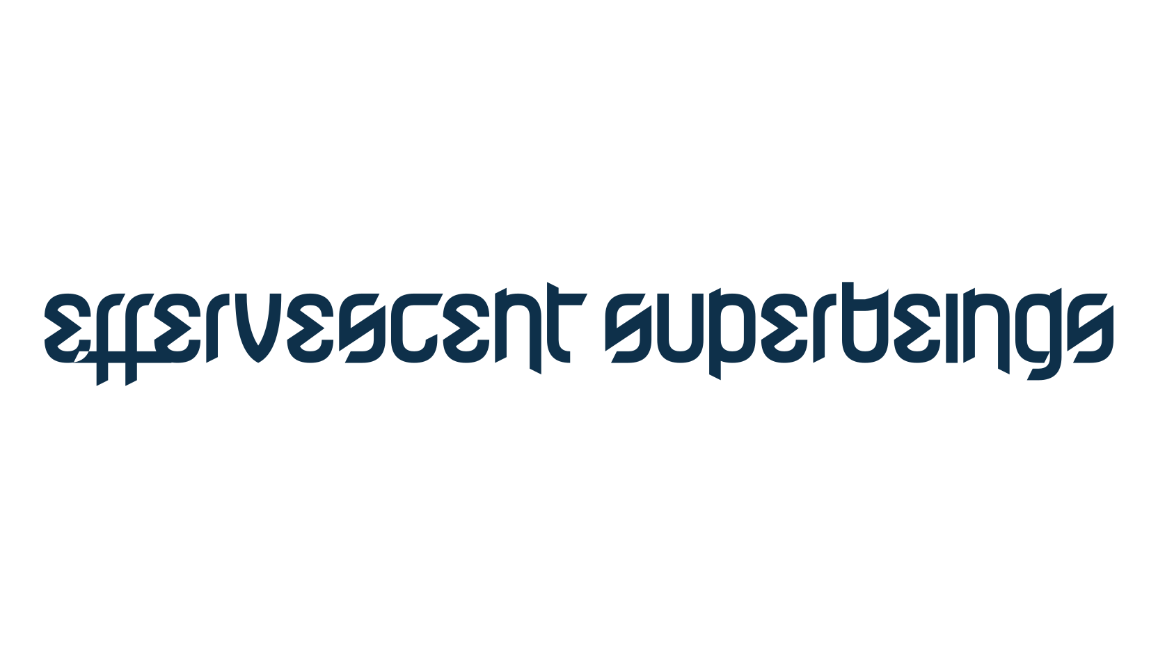 Effervescent Superbeings, modern font preview