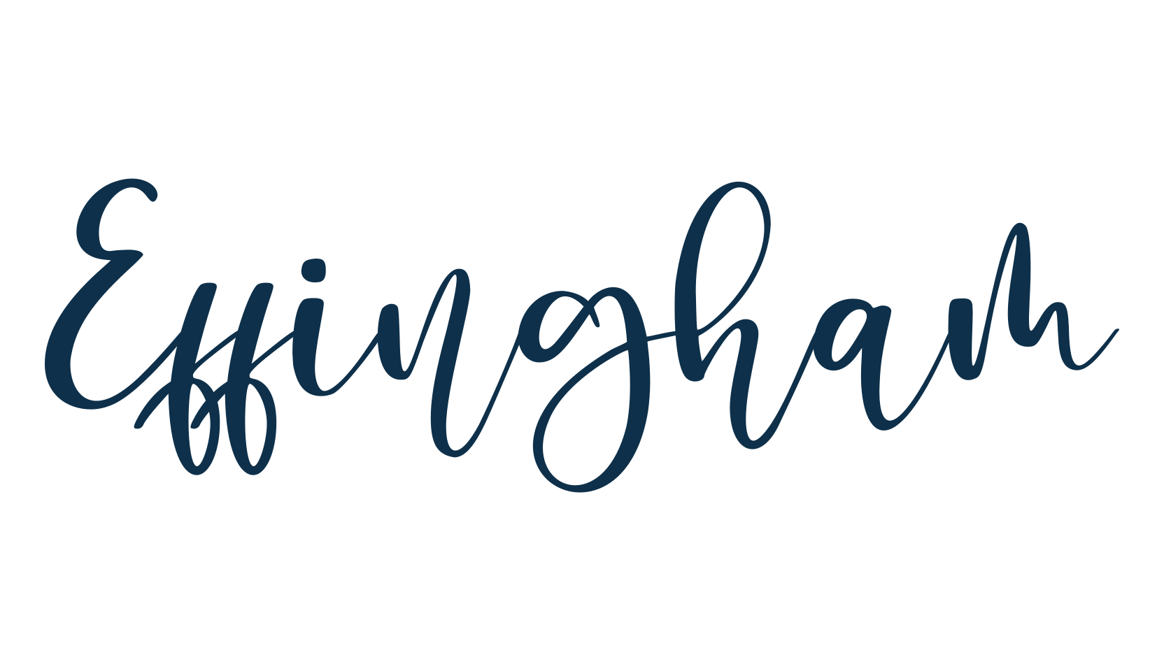 Effingham (effingham-2), handwriting font preview