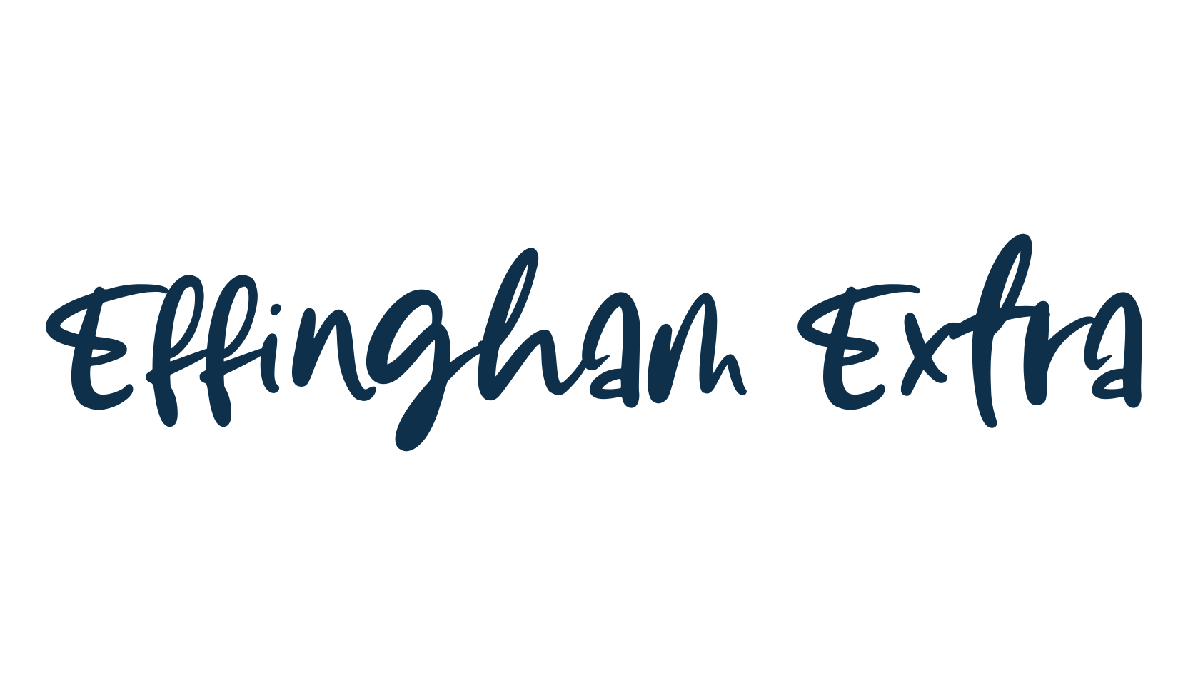 Effingham Extra, fancy decorative font preview