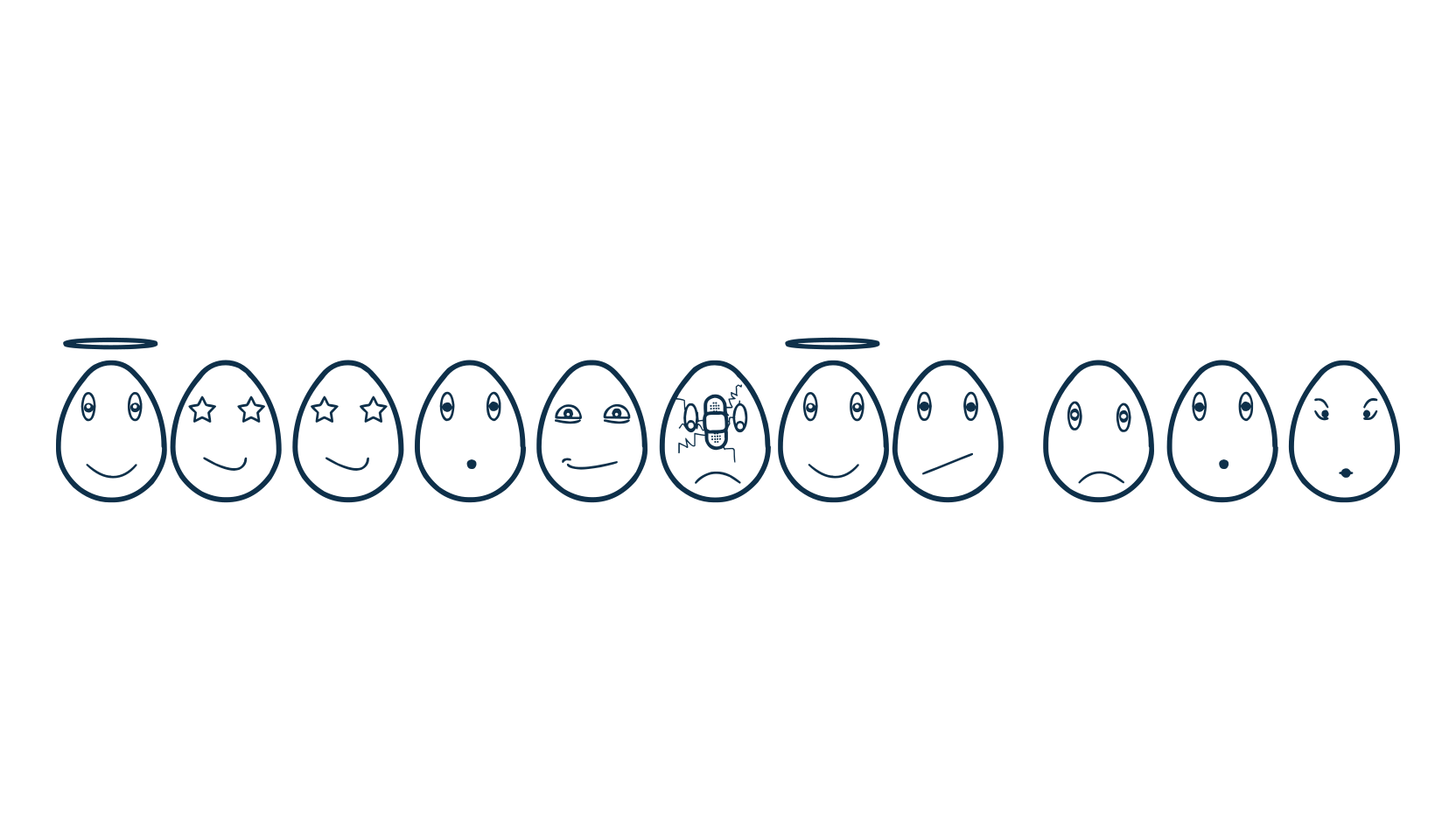 Eggfaces TFB, fancy decorative font preview