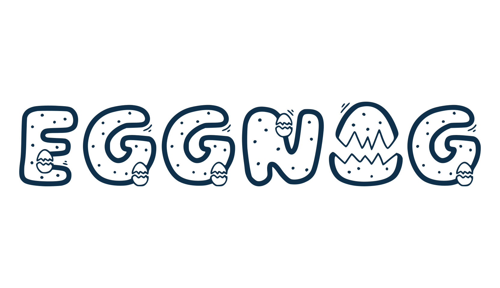 Eggnog, display market font preview