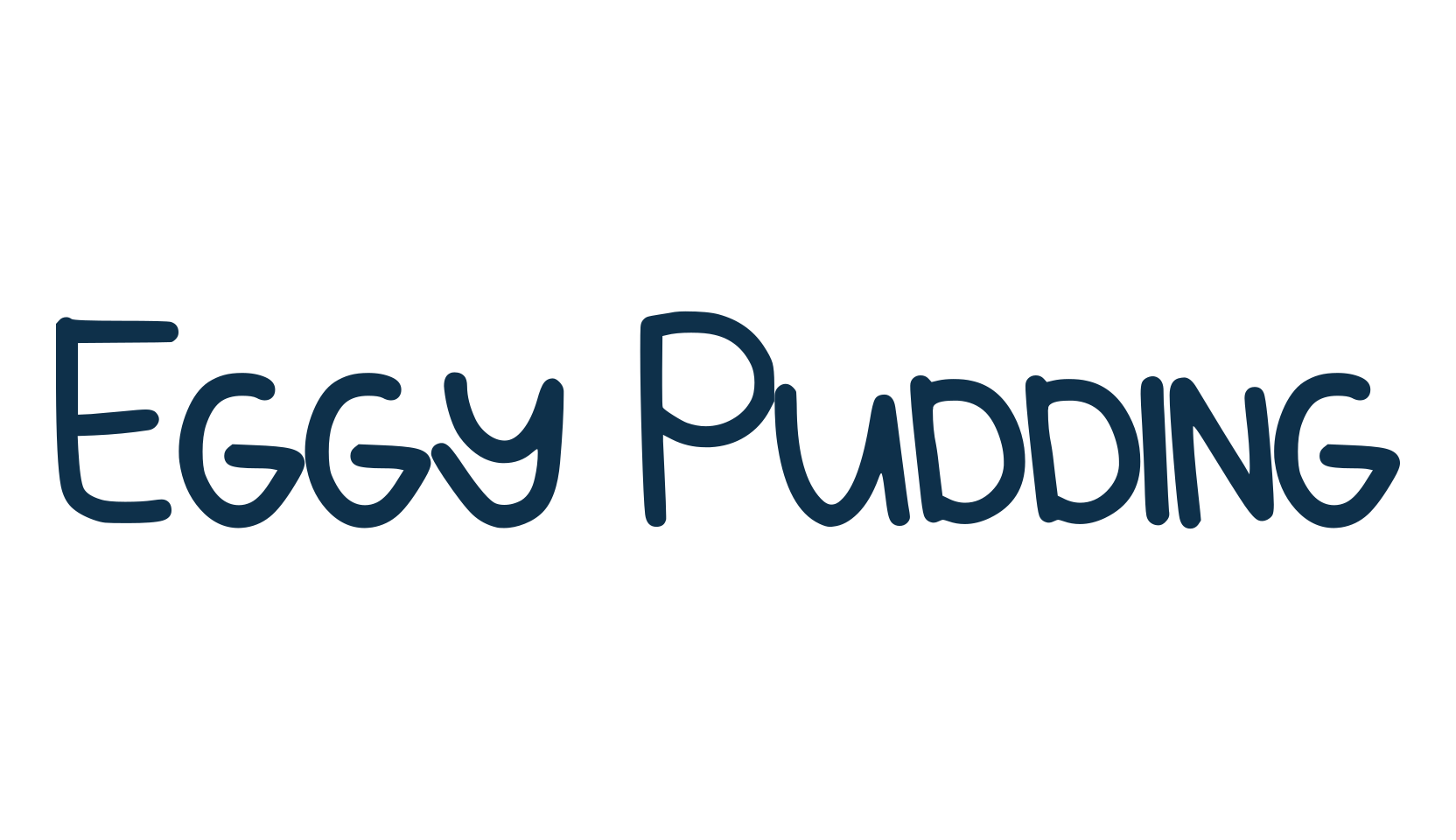 Eggy Pudding, script handwritten fancy decorative calligraphy font preview