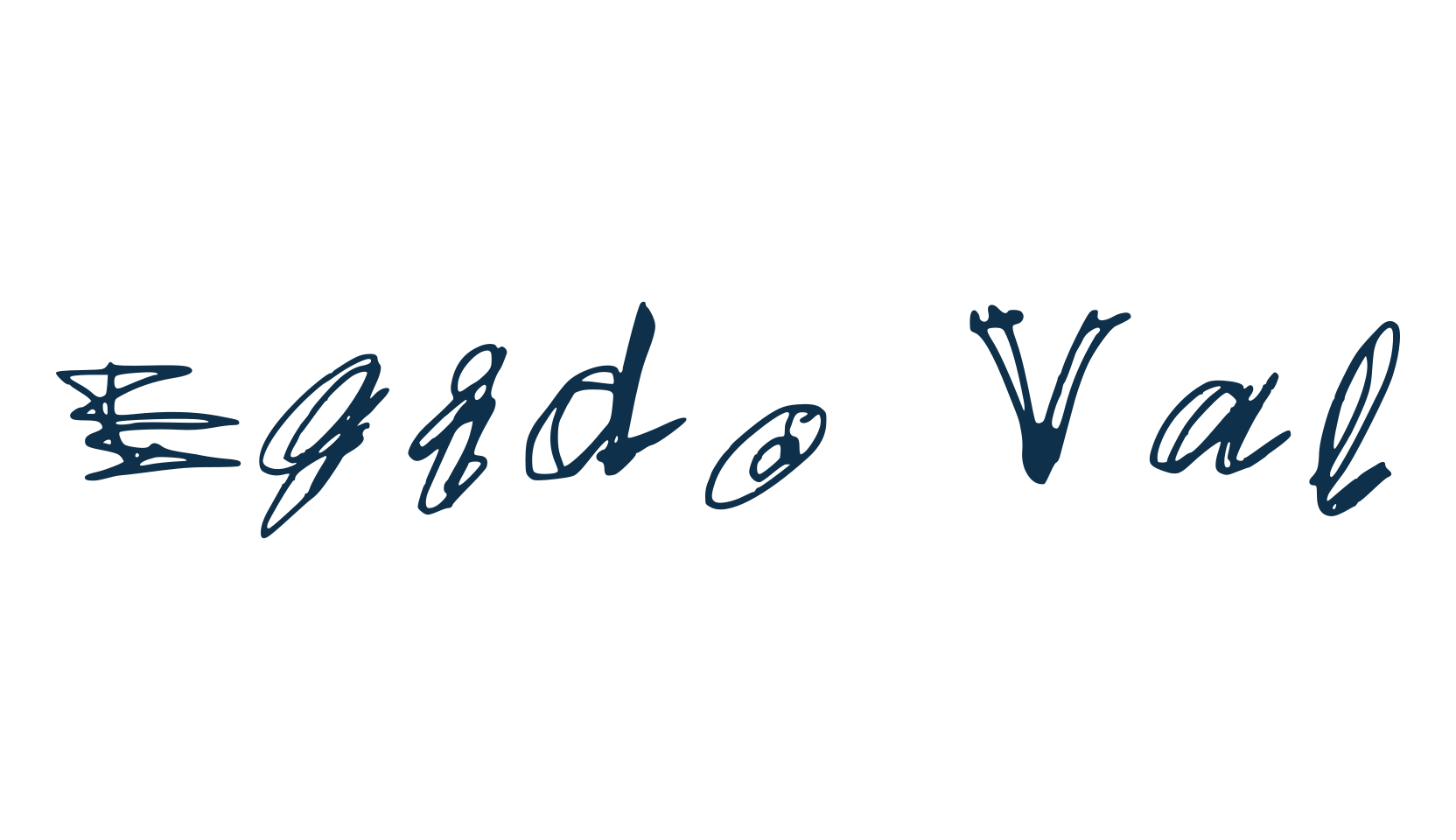 Egido Val, script trash fancy decorative calligraphy font preview
