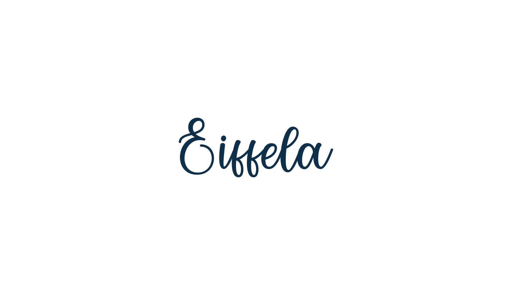 Eiffela, script calligraphy fancy decorative font preview
