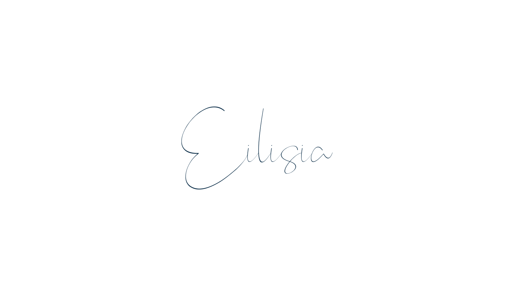 Eilisia, script handwritten fancy decorative calligraphy font preview