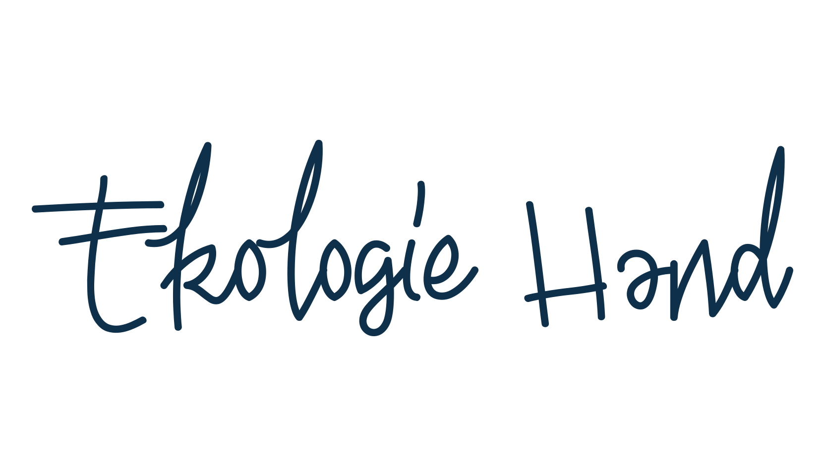 Ekologie Hand, script handwritten fancy decorative calligraphy font preview