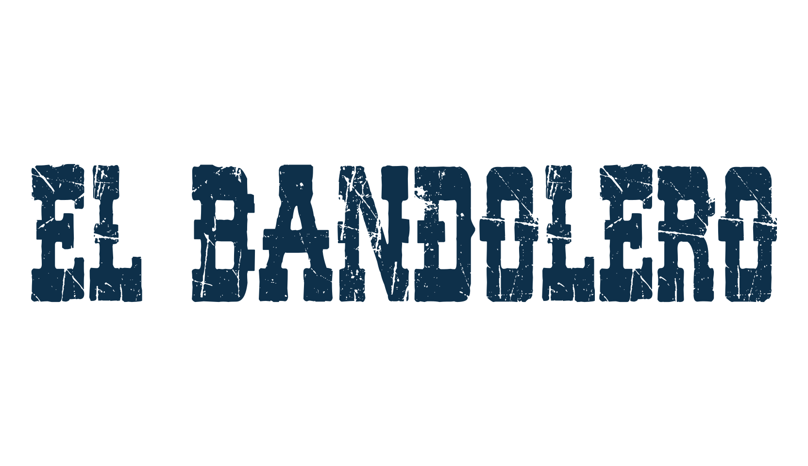 El Bandolero, fancy western decorative font preview