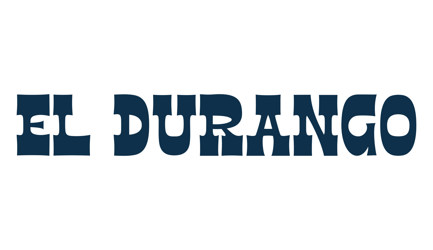 El Durango, fancy western decorative font preview