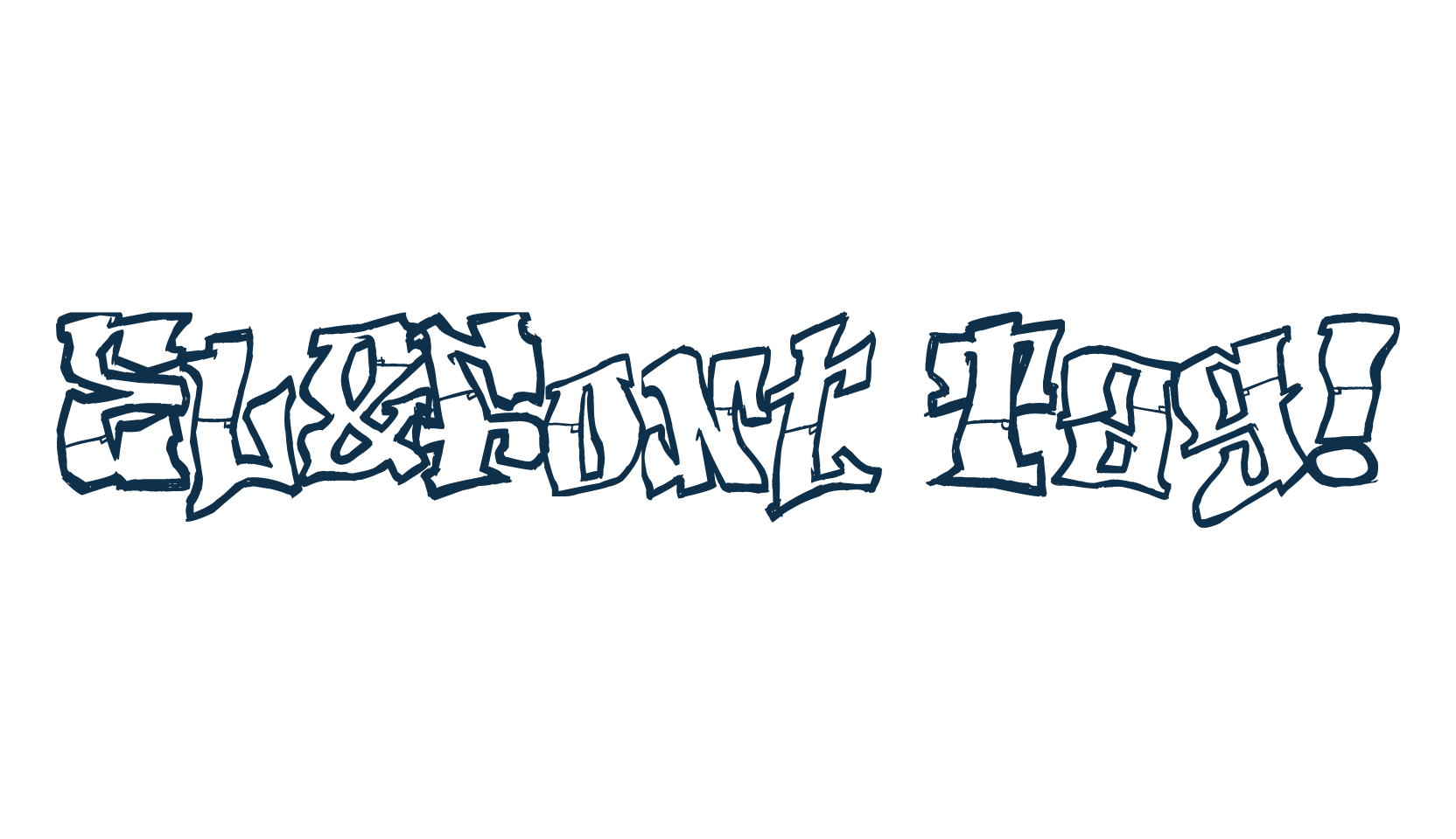 El&Font Tag!, graffiti font preview