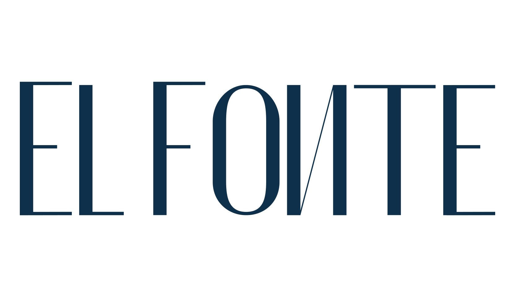 El Fonte, basic sans serif font preview