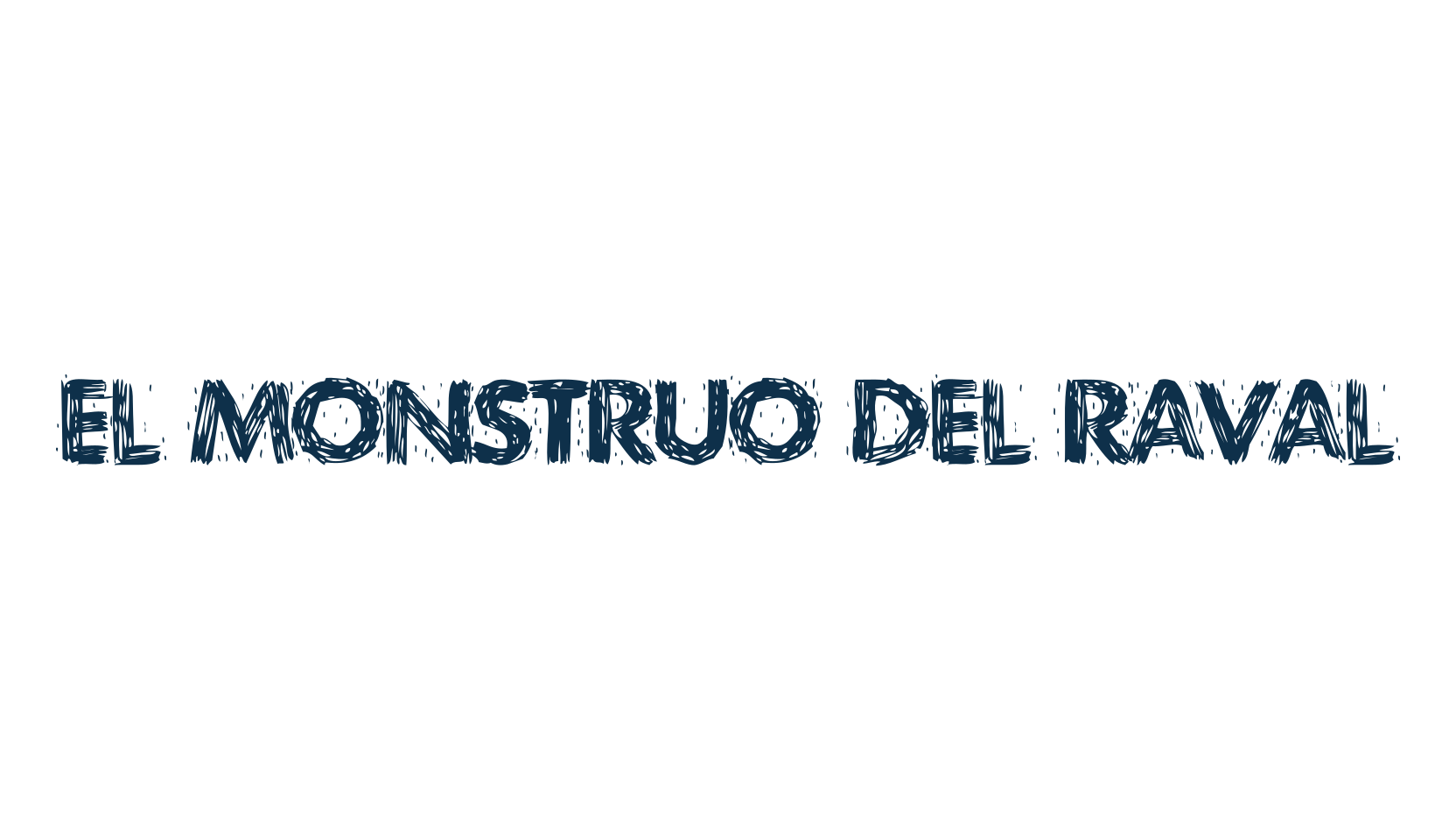 El Monstruo del Raval, holiday halloween fancy decorative horror font preview