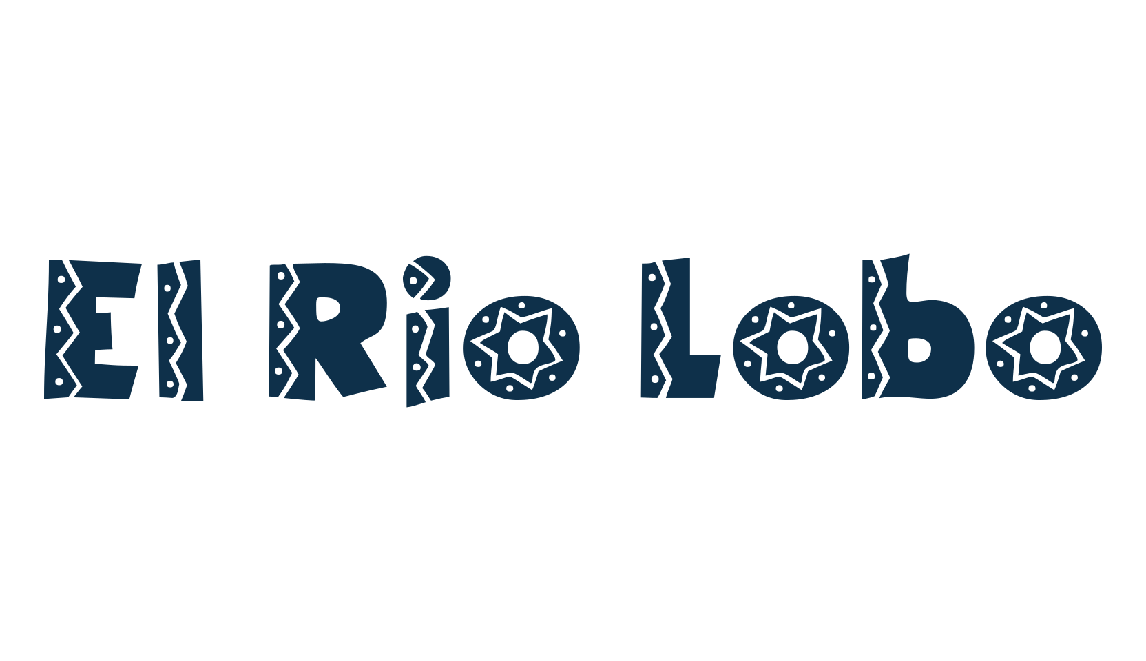 El Rio Lobo, mexican font preview