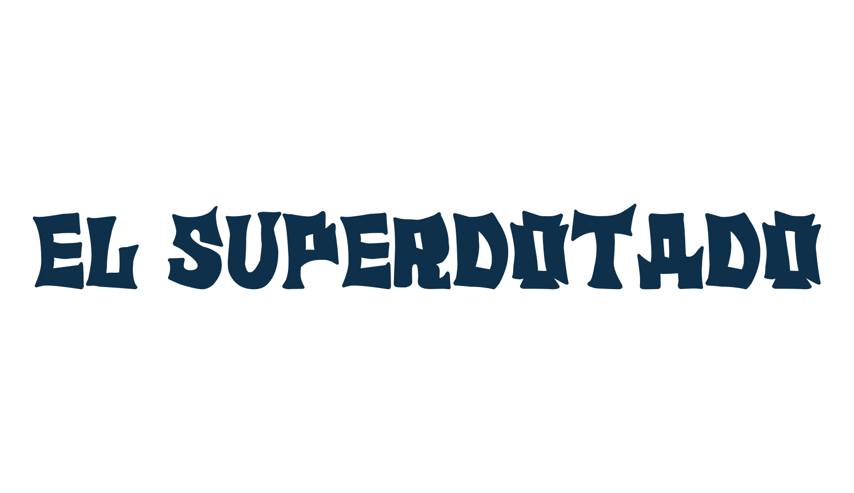 El Superdotado, fancy various decorative font preview