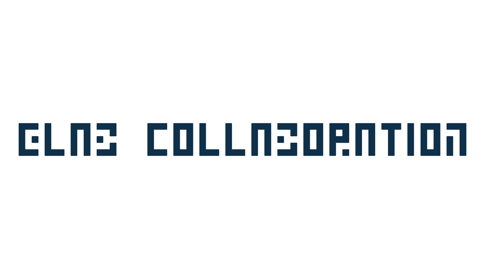 Elab Collaboration, techno square sci-fi font preview
