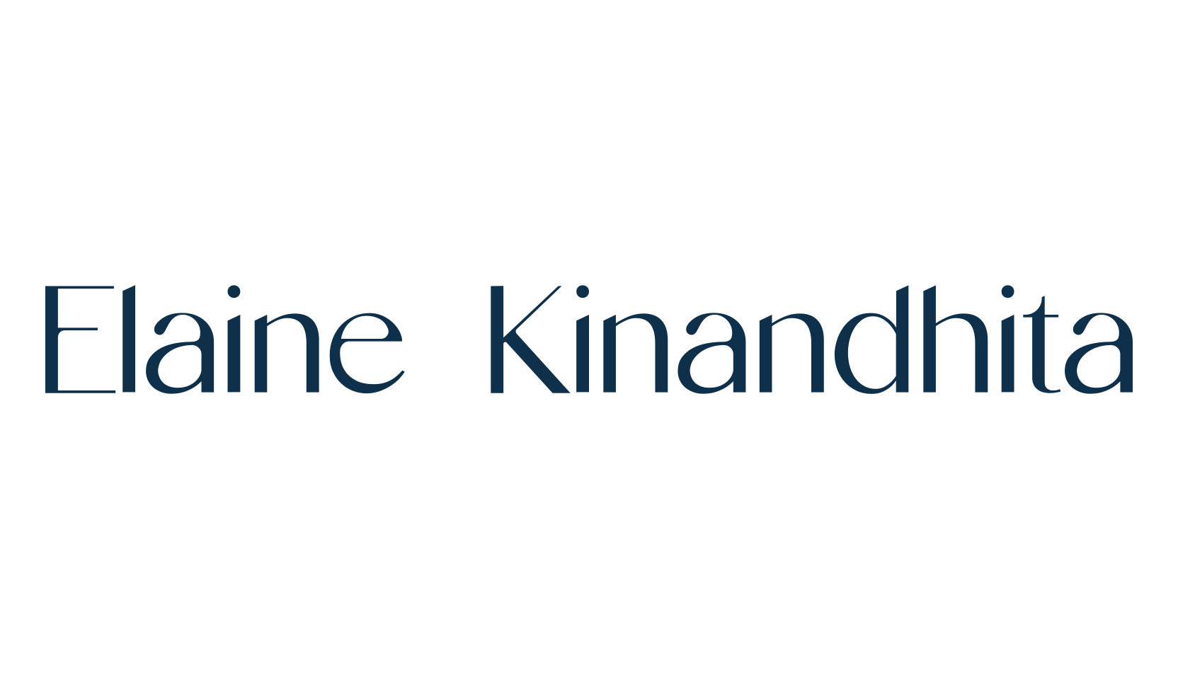Elaine Kinandhita, sans serif font preview