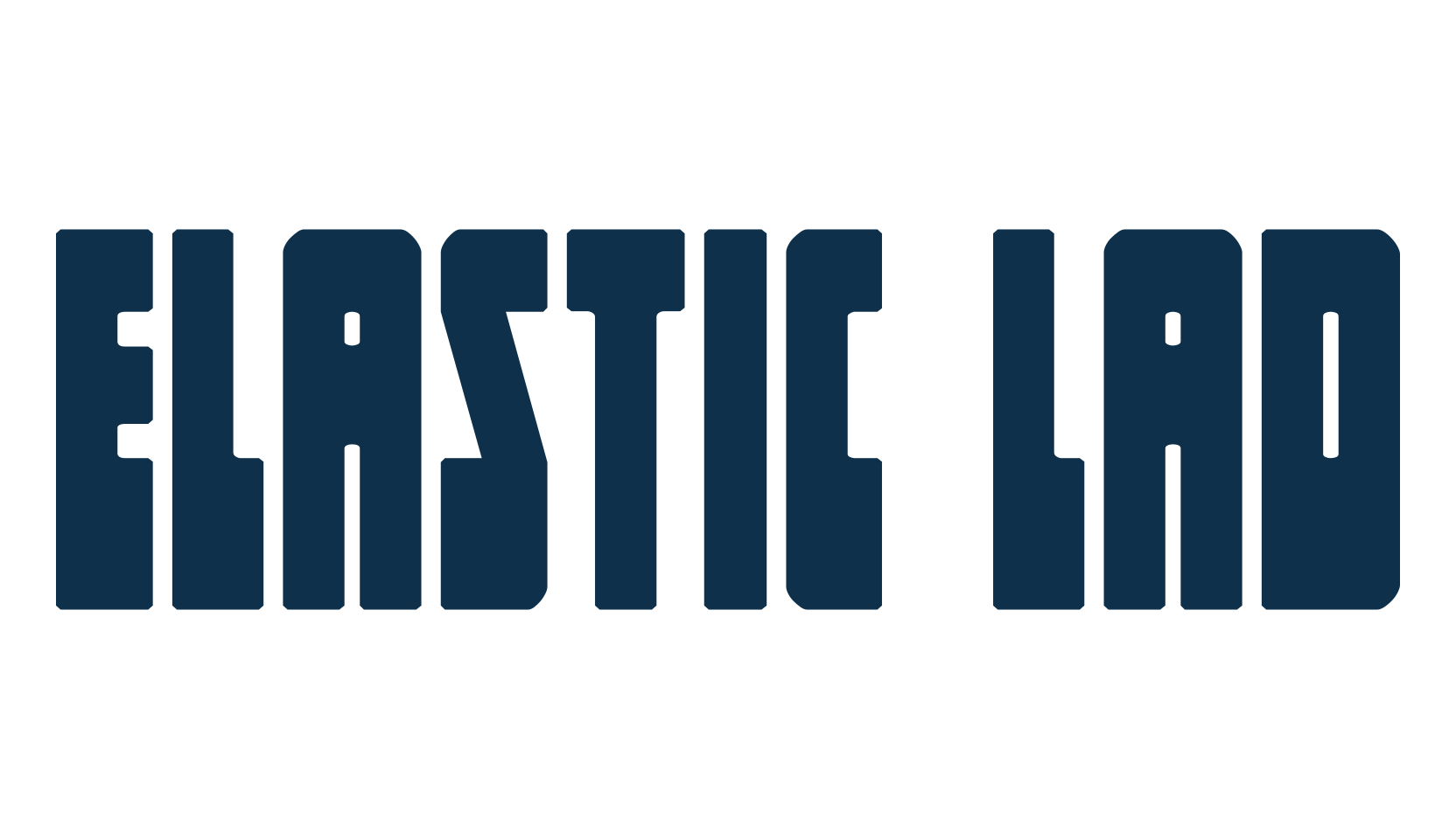 Elastic Lad, fancy groovy decorative font preview
