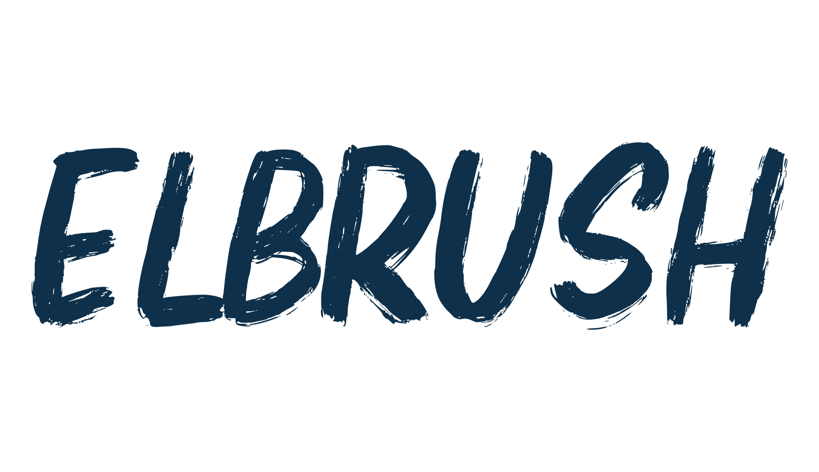 Elbrush, script brush fancy decorative calligraphy font preview