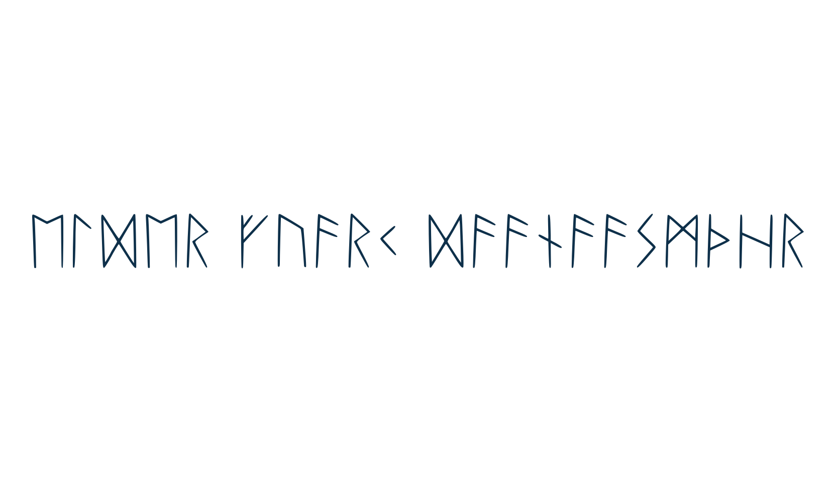 Elder Fuark Daanaasmyhr, display market font preview