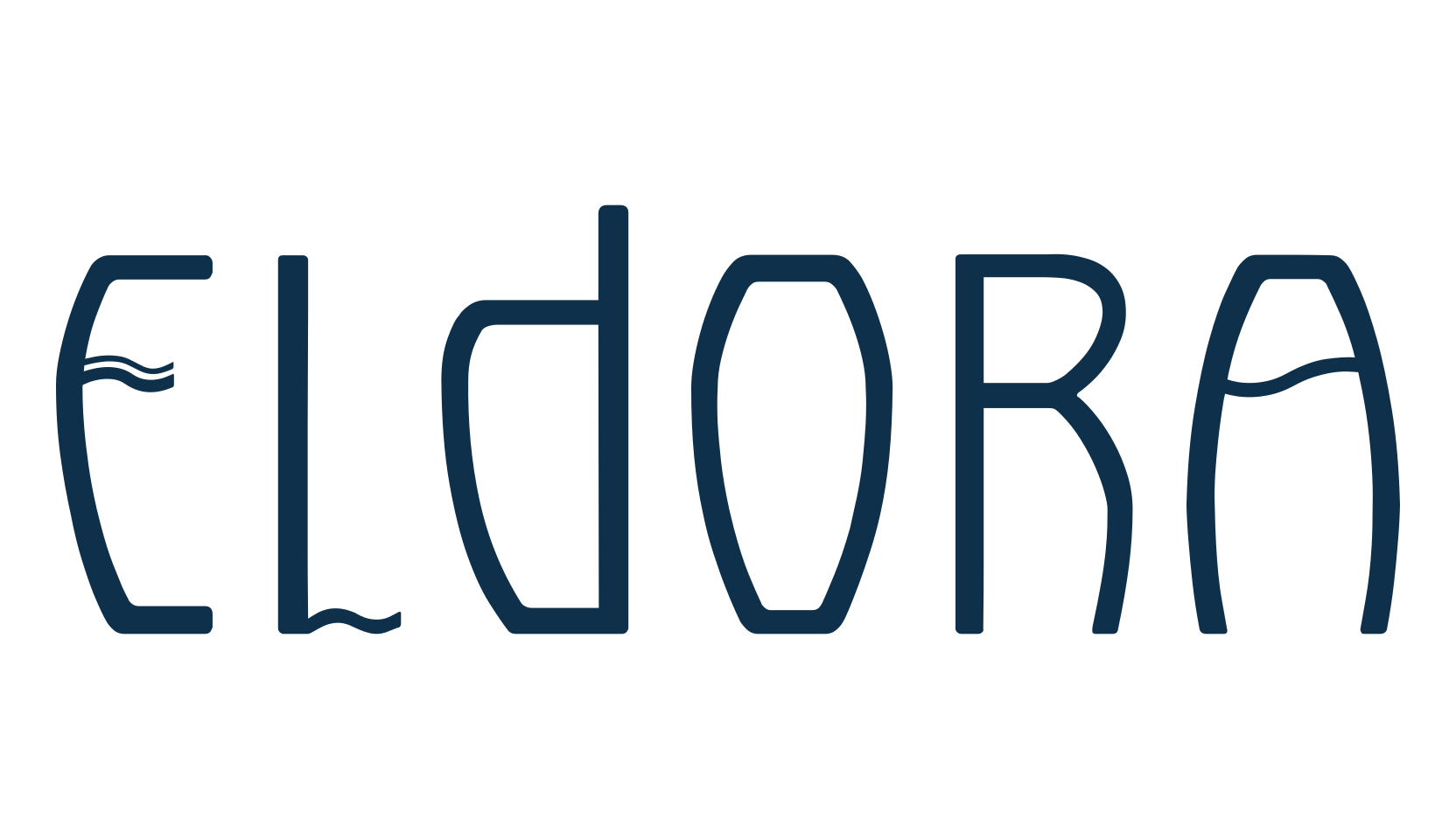 Eldora, fancy retro decorative font preview