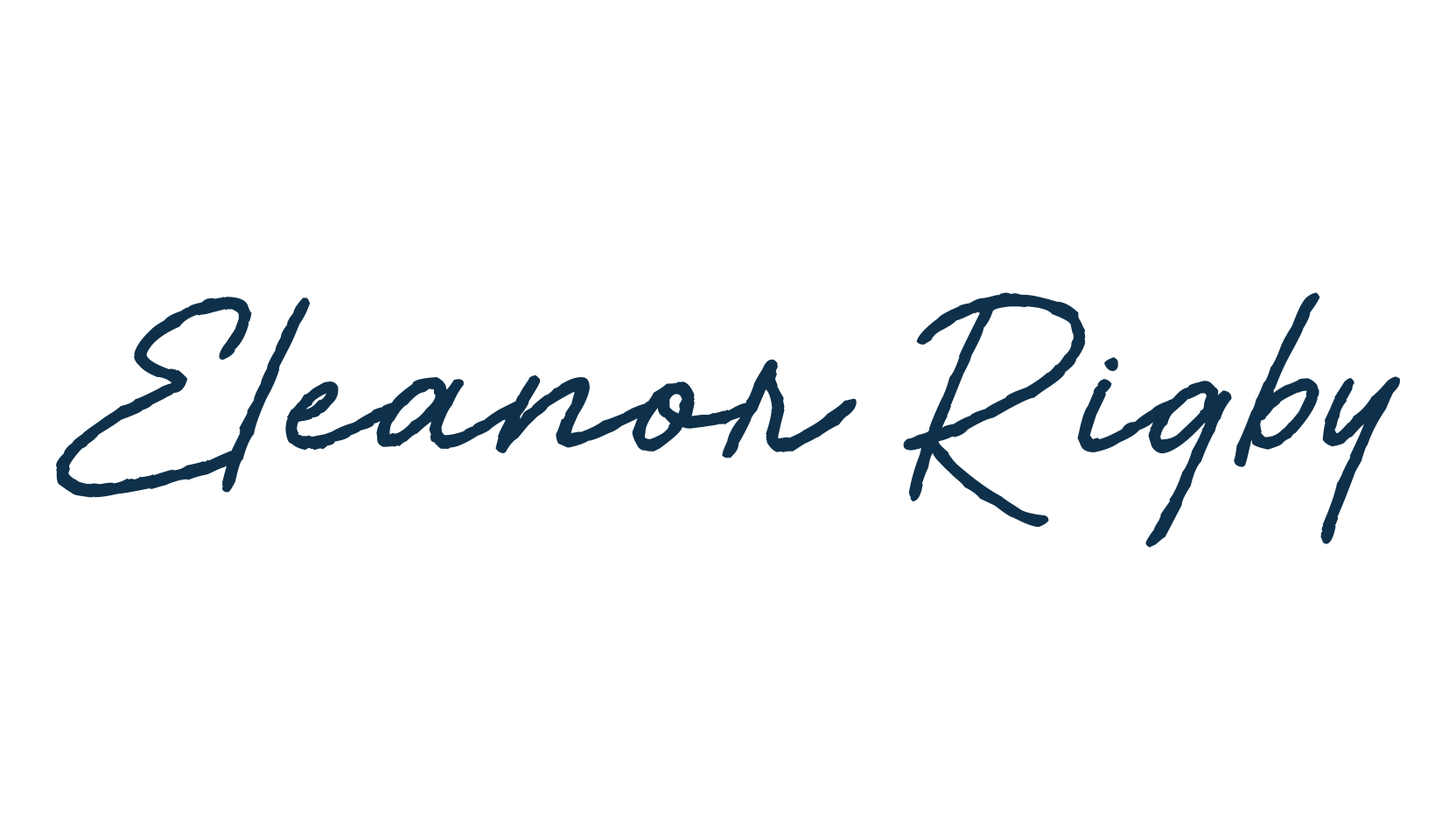 Eleanor Rigby, script handwritten fancy decorative calligraphy font preview