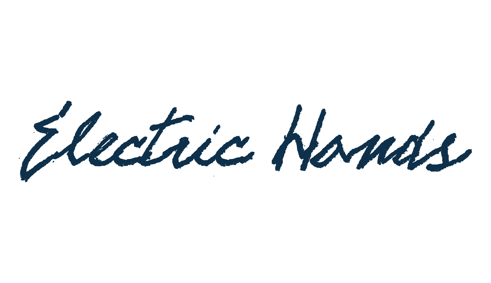 Electric Hands, handwriting font preview