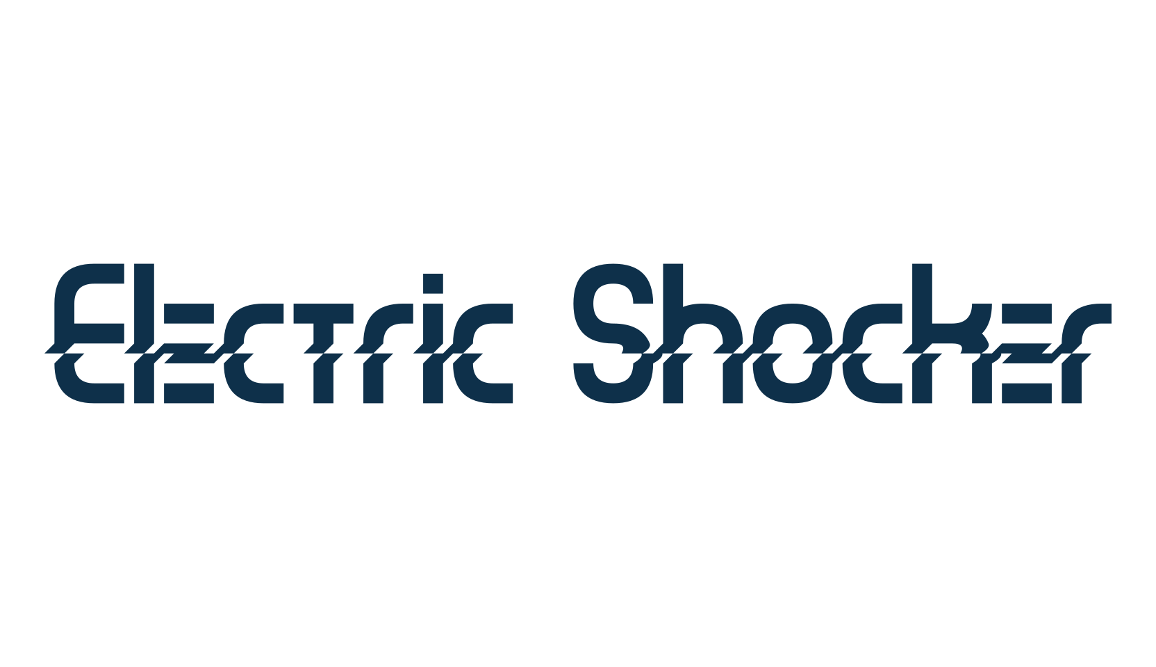 Electric Shocker, fancy distorted decorative font preview